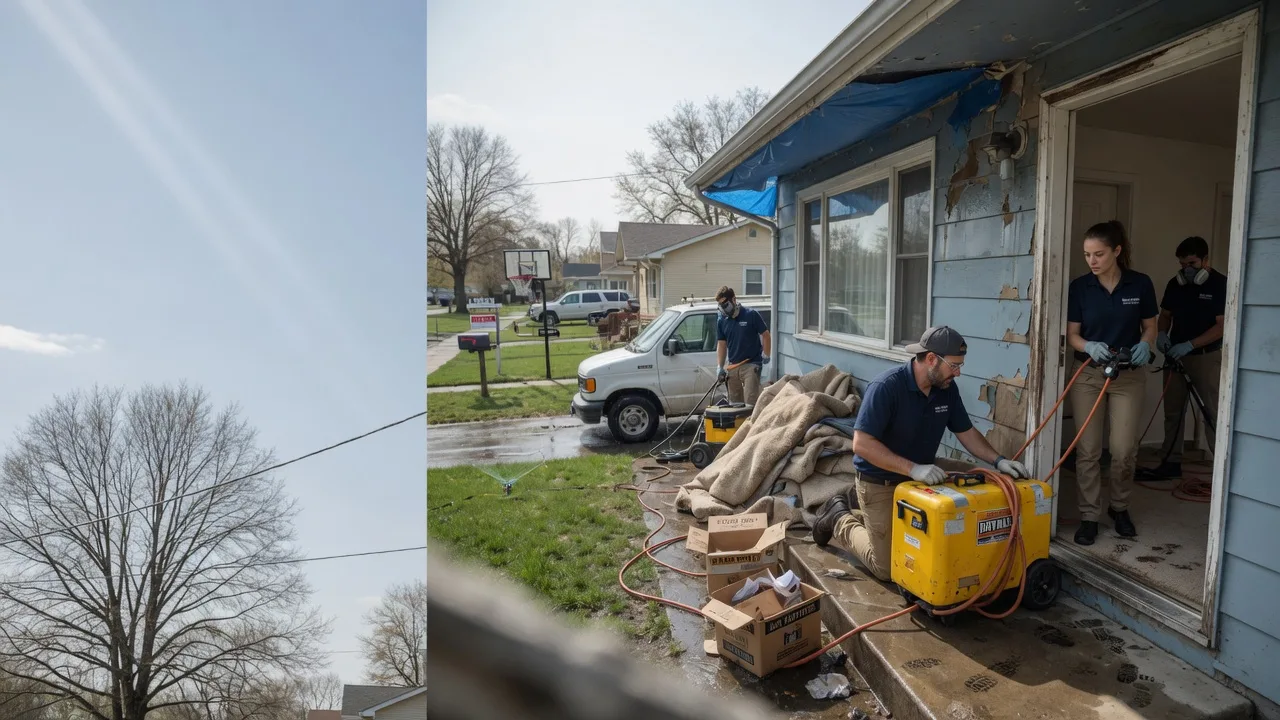 Basement Flood Cleanup in Vergennes, IL near me